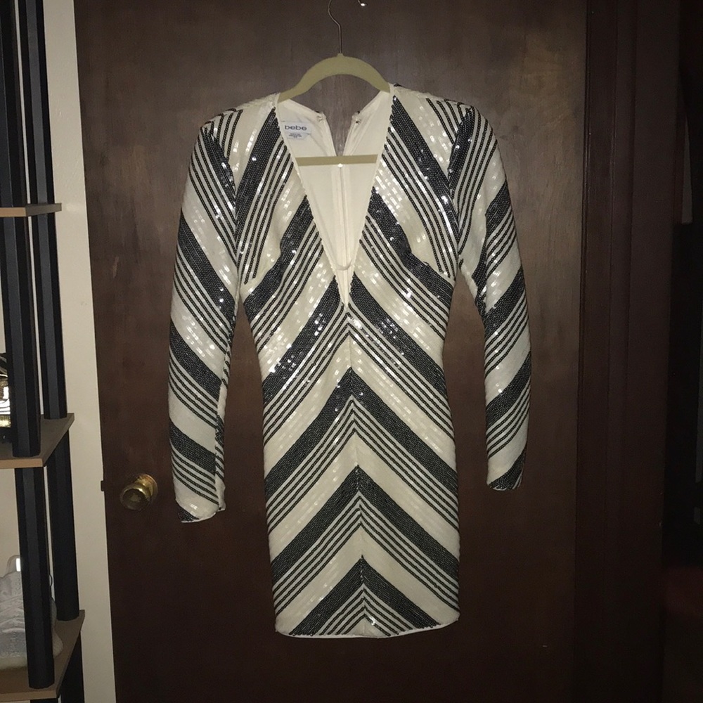 BEBE Sequin Dress NWOT